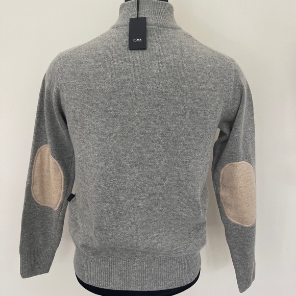 Hugo Boss Sweater Half Zip Wool Pullover Sweater - Picture 1 of 7